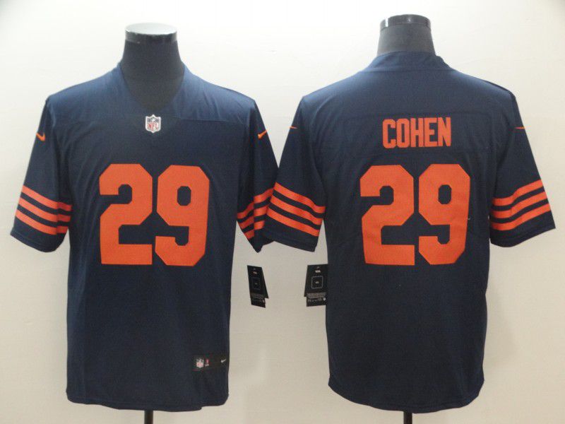 Men Chicago Bears #29 Cohen Blue Orange Nike Vapor Untouchable Limited Player NFL Jerseys